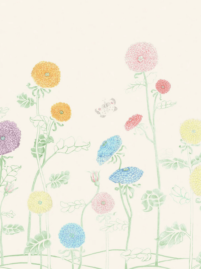Mural letnia łąka Boras Tapeter Studio 9564W Summer Aster Astrid Wilson