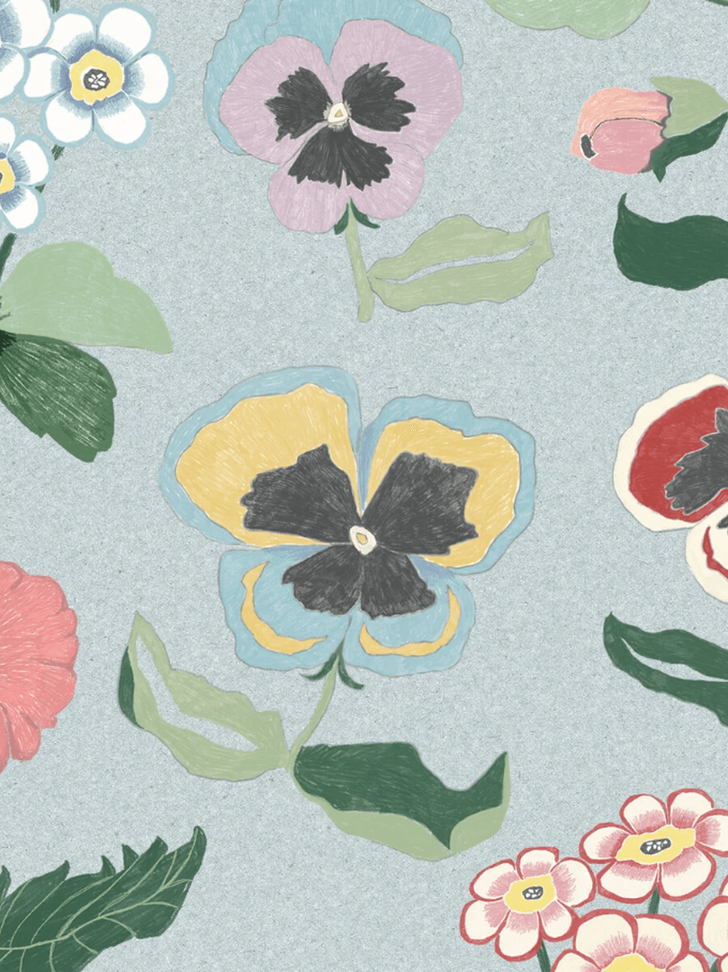 Mural kwiaty Boras Tapeter Studio 9569W Posy Astrid Wilson