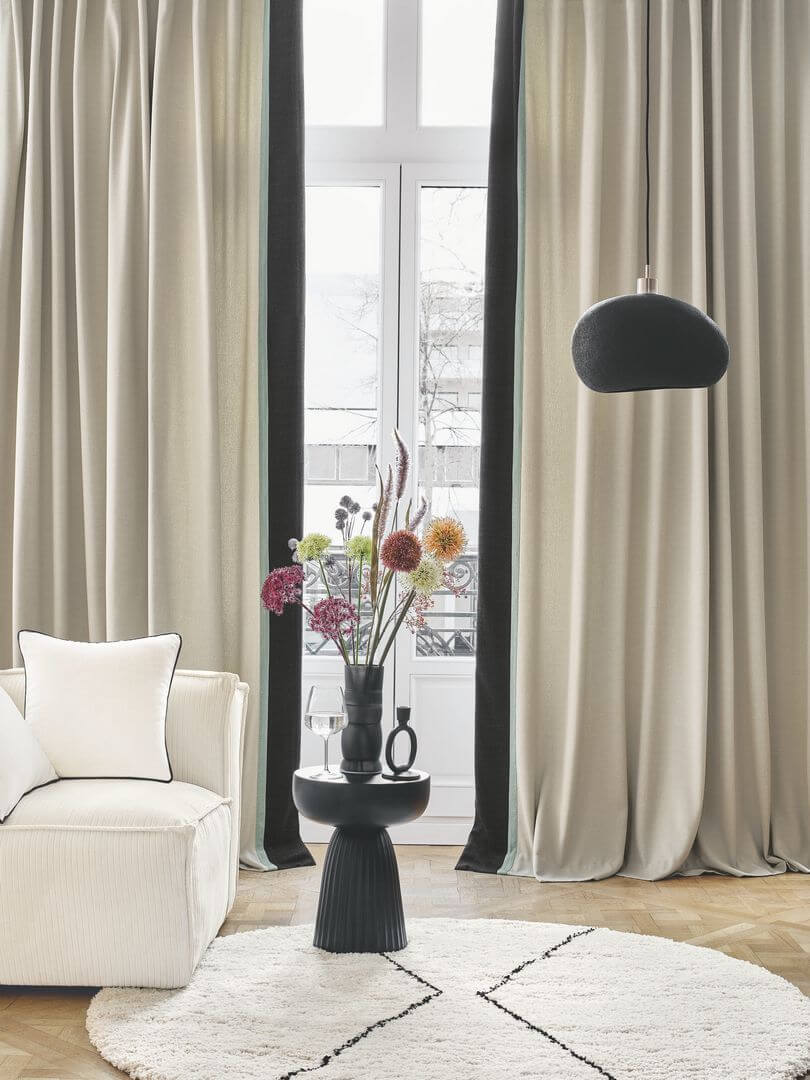 Tkanina jednokolorowa Camengo 39150447 Ramille - 313 cm szer.