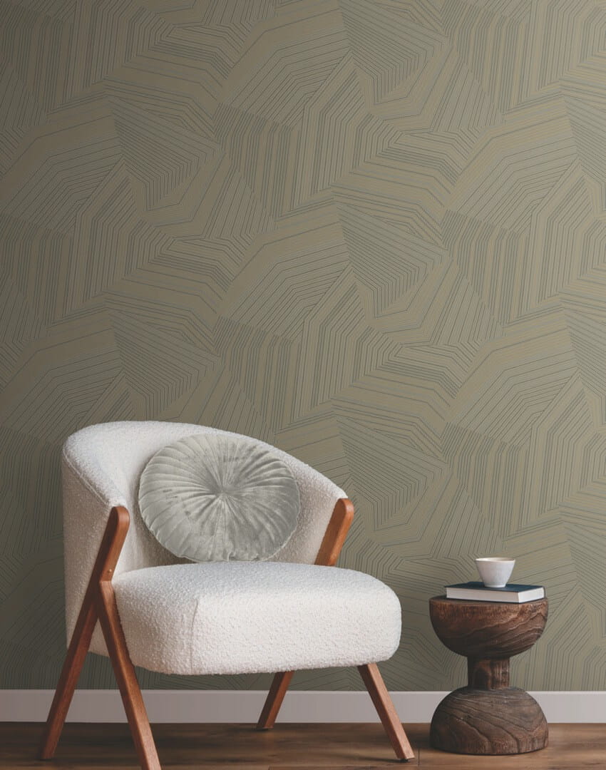 Tapeta abstrakcyjny labirynt York Wallcoverings OI0613 Gotted Maze New Origins