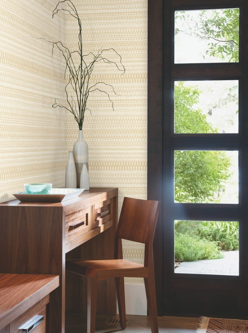 Tapeta imitująca ścieg York Wallcoverings OI0621 Tapestry Stitch New Origins