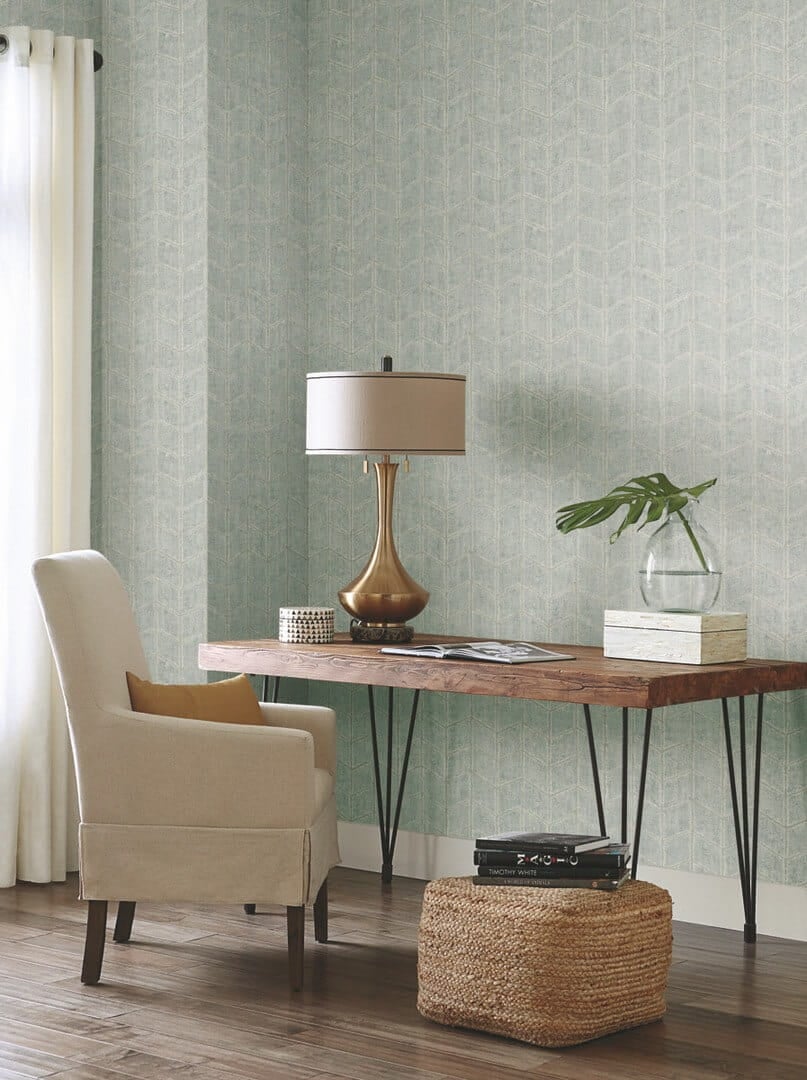 Tapeta industrialna jodełka York Wallcoverings OI0641 Flatiron Geometric New Origins