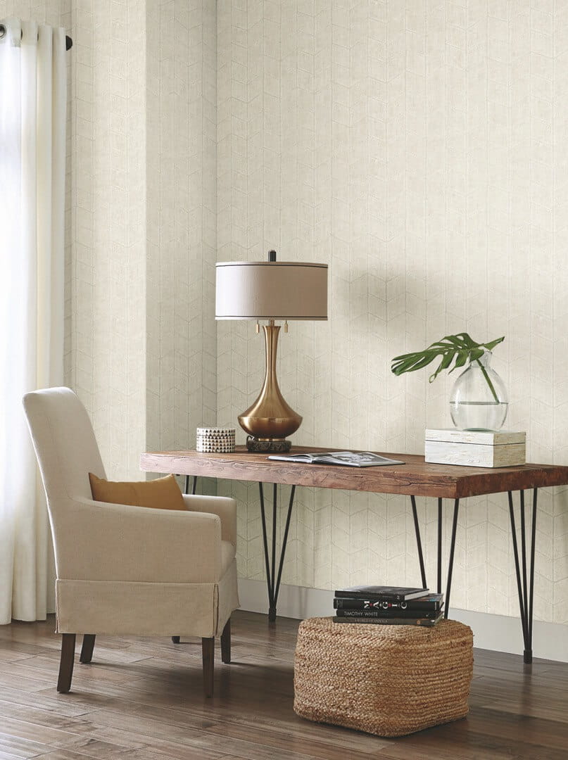 Tapeta industrialna jodełka York Wallcoverings OI0642 Flatiron Geometric New Origins
