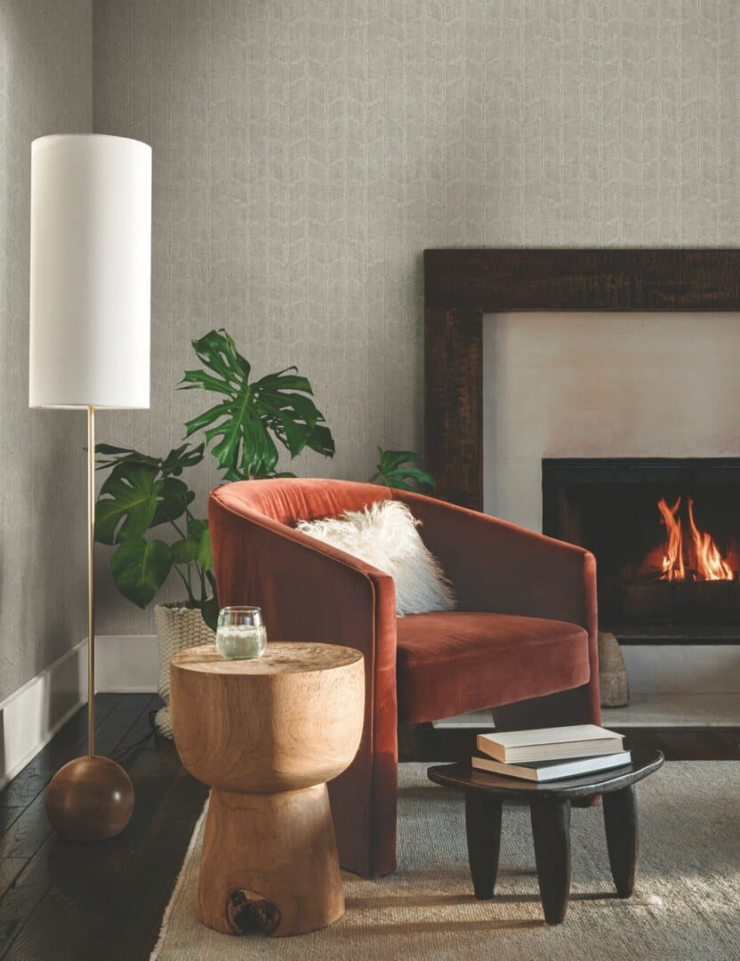 Tapeta industrialna jodełka York Wallcoverings OI0645 Flatiron Geometric New Origins