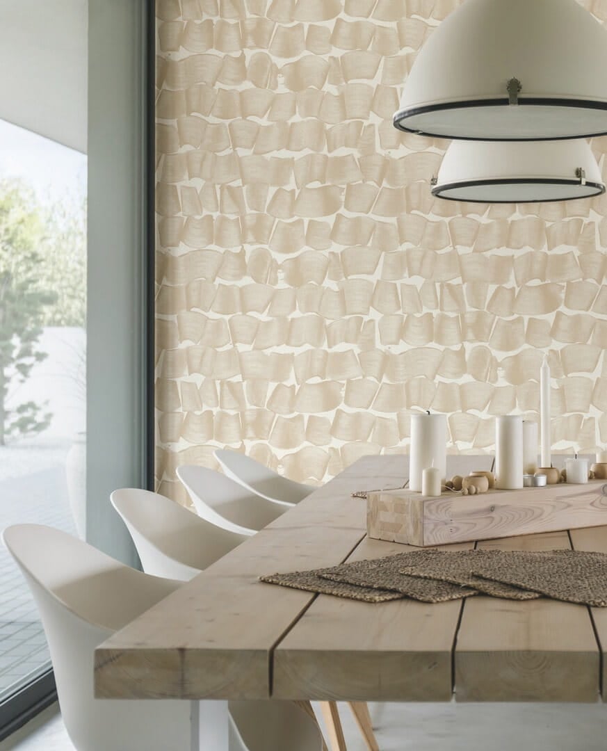 Tapeta abstrakcyjna geometria York Wallcoverings OI0653 Brushed Ink New Origins