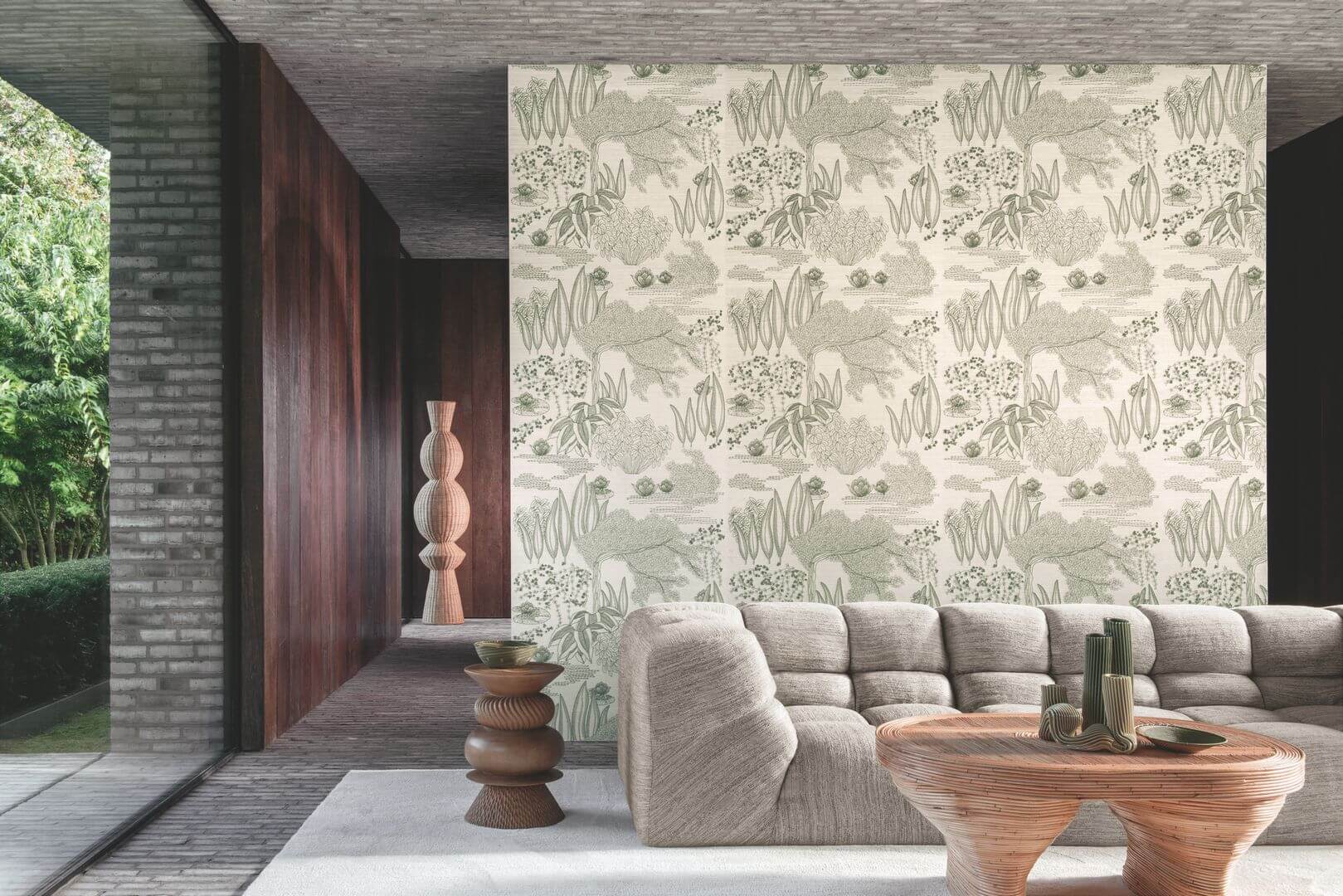 Tapeta japoński ogród wodny Casamance 71360107 Hasu Hikari