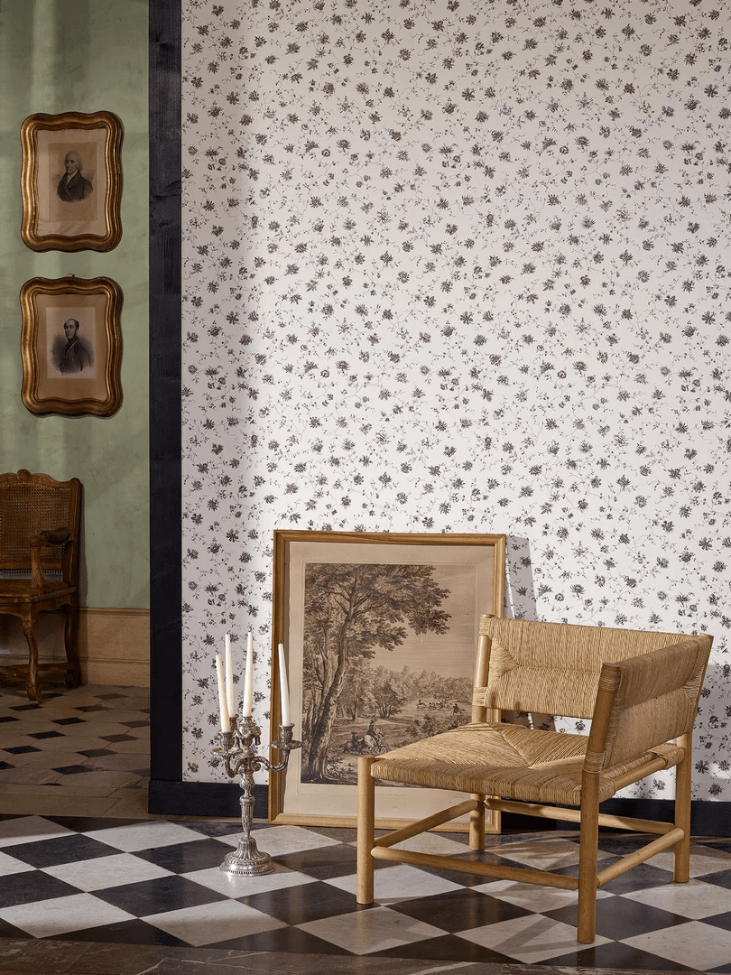 Tapeta roślinne pnącza Pierre Frey BP361001 La Discrete Collection Anniversaire 1823-2023