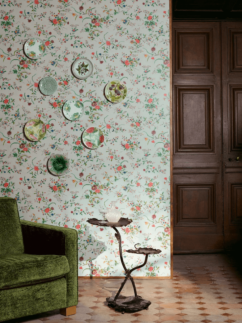 Tapeta roślinna Pierre Frey BP378001 Vert-Bois Collection Anniversaire 1823-2023