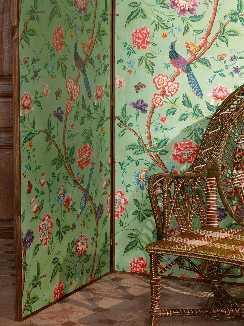 Tapeta w stylu chinoiserie Pierre Frey BP380002 Jardin De Bagatelle Collection Anniversaire 1823-2023