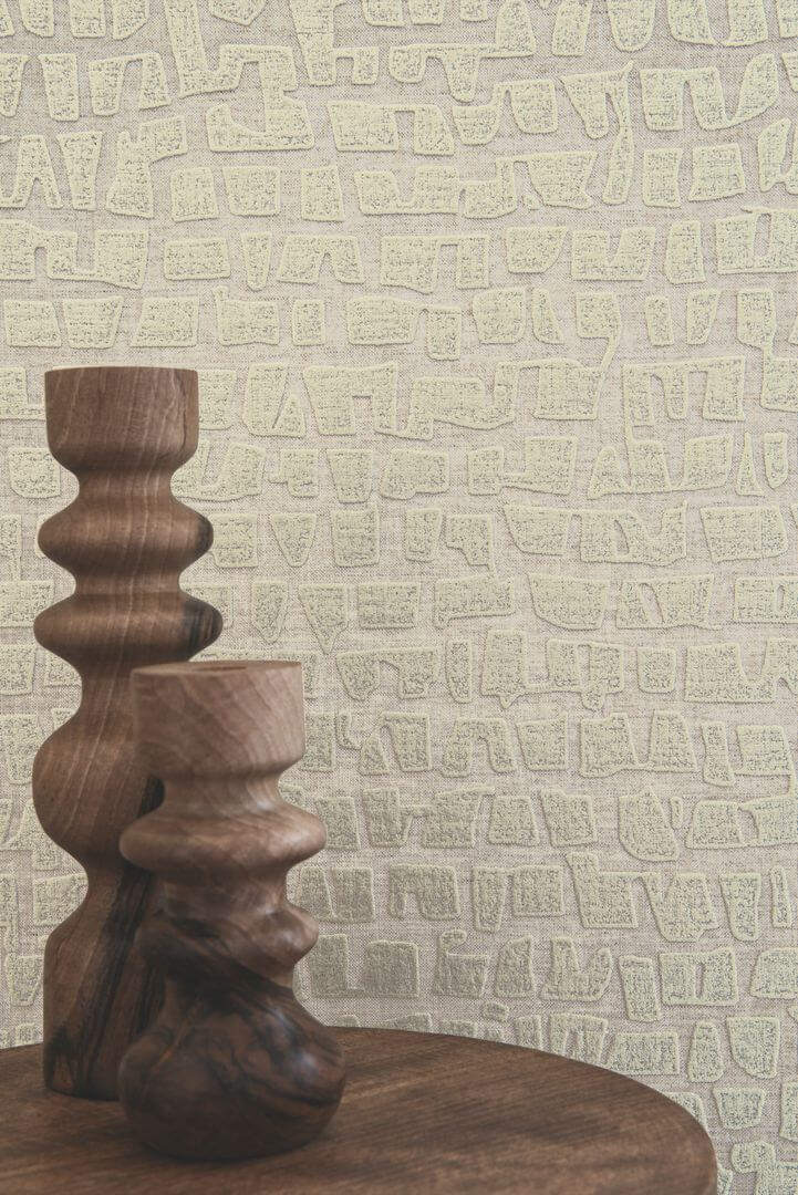 Tapeta tekstylna w mozaikę Casamance 71410323 Serti Linora