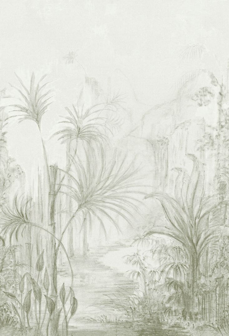 Mural krajobraz gaju palmowego Casamance 76411426 Arille Panoramas 3