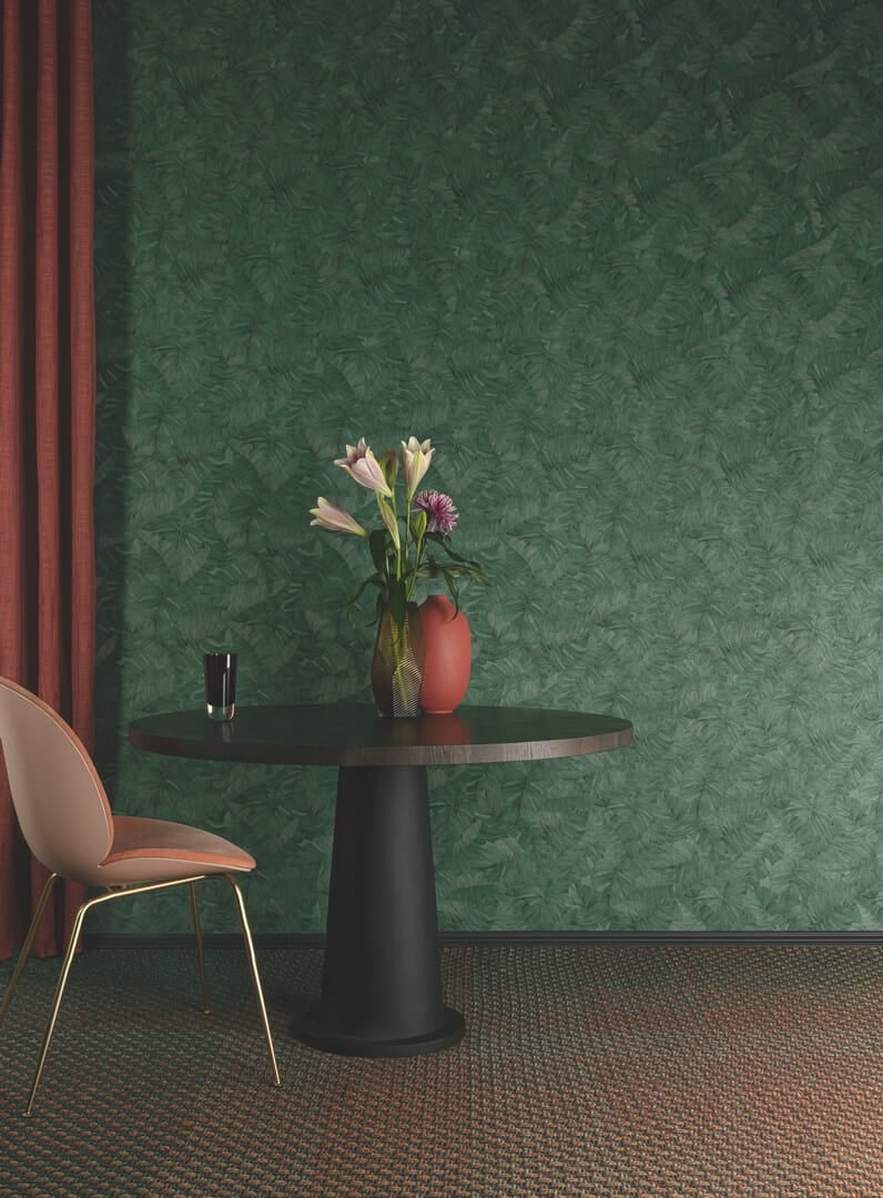 Tapeta tłoczone liście Grandeco TI2106 Time 2025 - 106 cm szer.