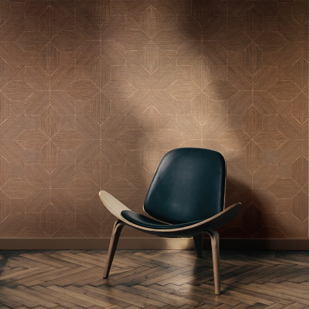 Tapeta tekstylna geometryczna Texam SU402 Inlay Sustainable