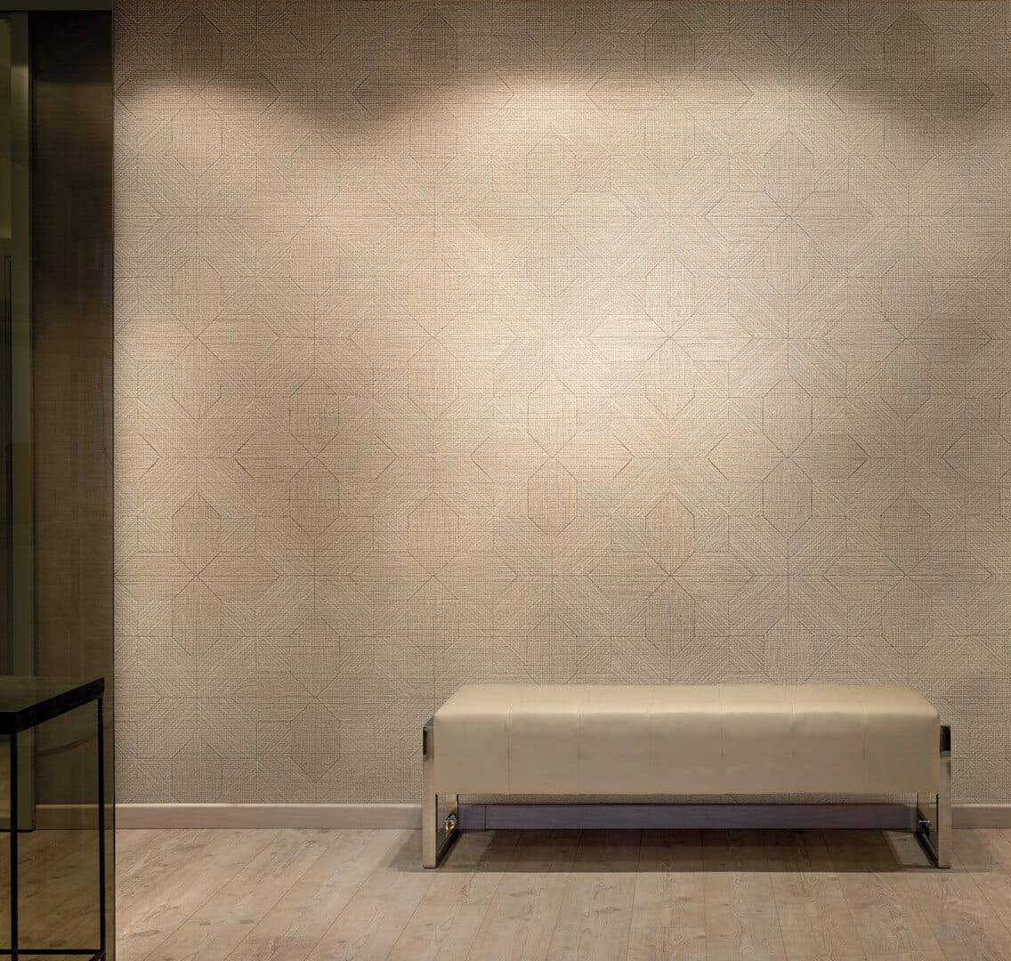 Tapeta tekstylna geometryczna Texam SU402 Inlay Sustainable