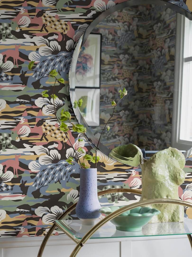 Tapeta zwierzęta Boras Tapeter 2099 Nomad Hanna Werning Swedish Designers