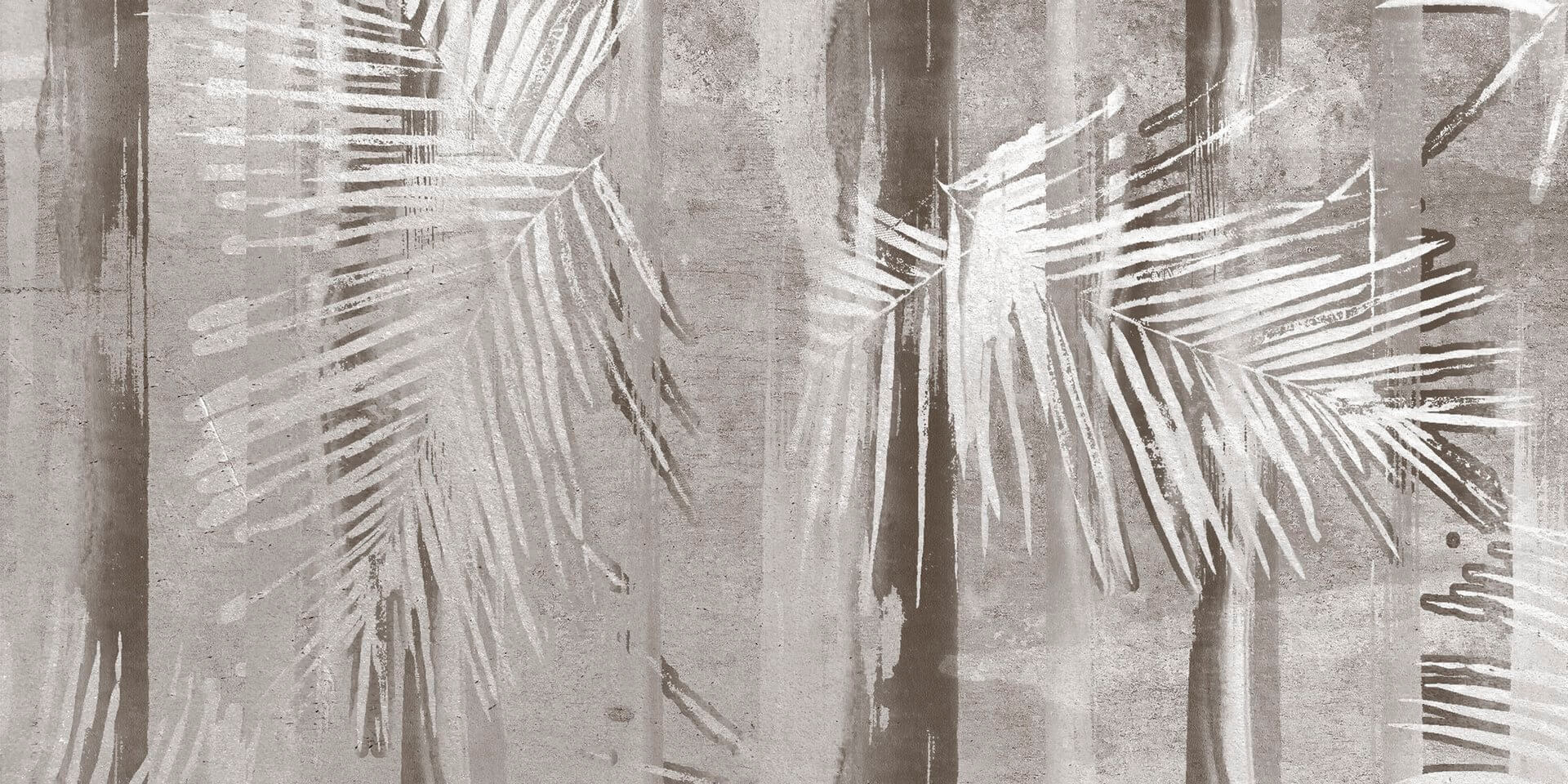 Fototapeta beton i liście TapLab 577_003 FRIZZ Collection 24