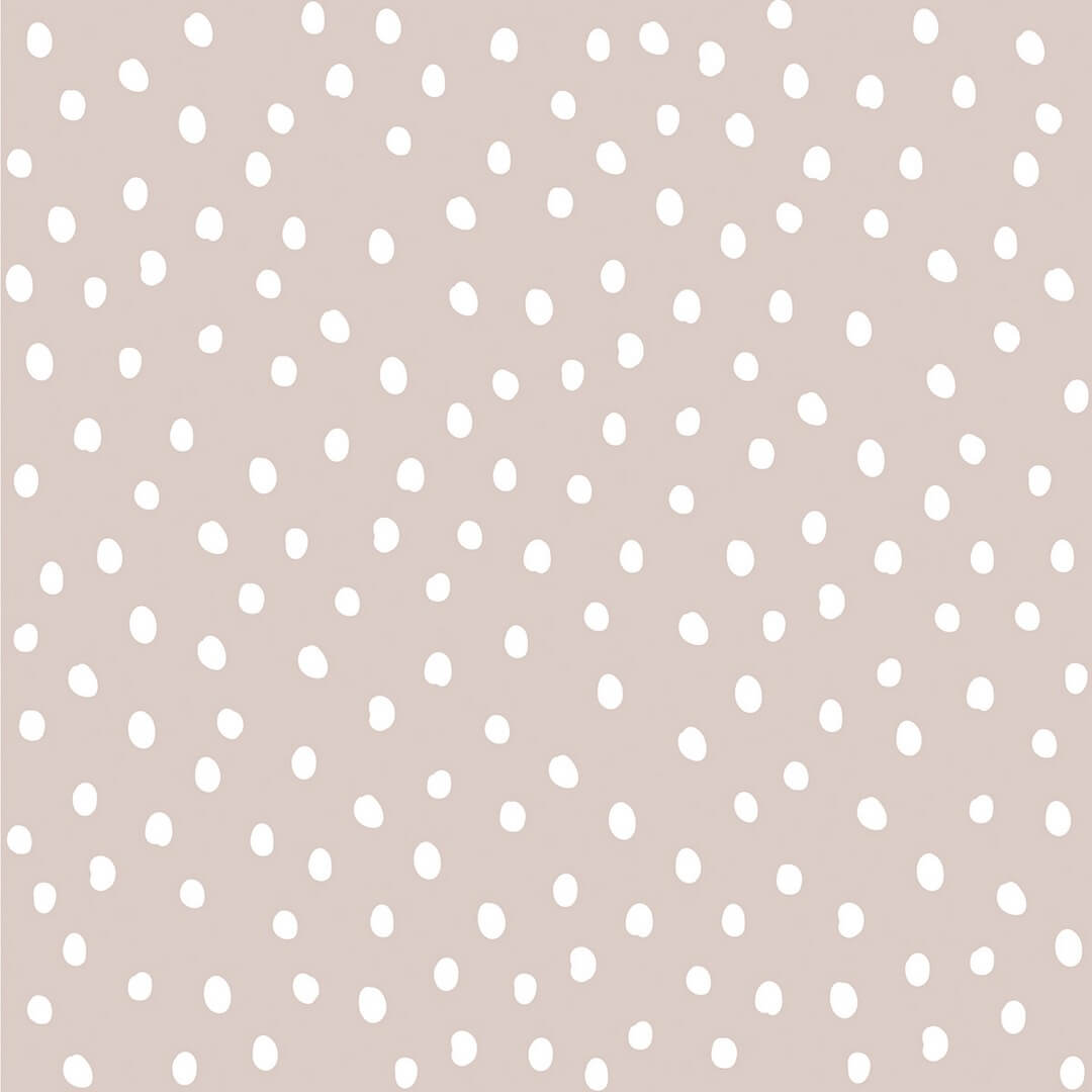 Tapeta kropeczki Simple Irregular Dots Powder Pink White Dekornik DEKO.TAP.231
