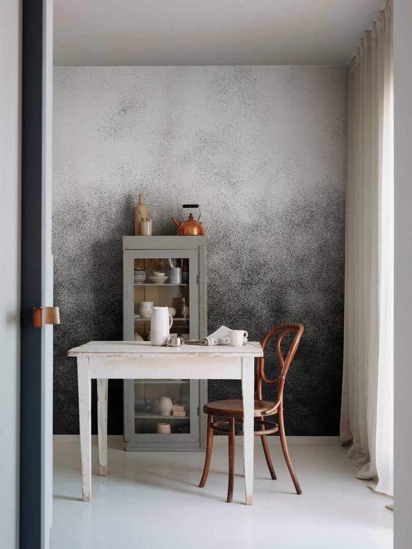 Fototapeta cieniowana Rebel Walls R18755 Ash Gradient Graphite Natural Aesthetics