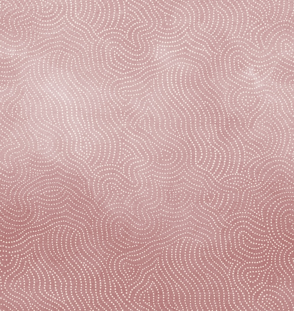 Fototapeta falujące kropeczki Rebel Walls R18761 Wiggly Dots Pink Natural Aesthetics