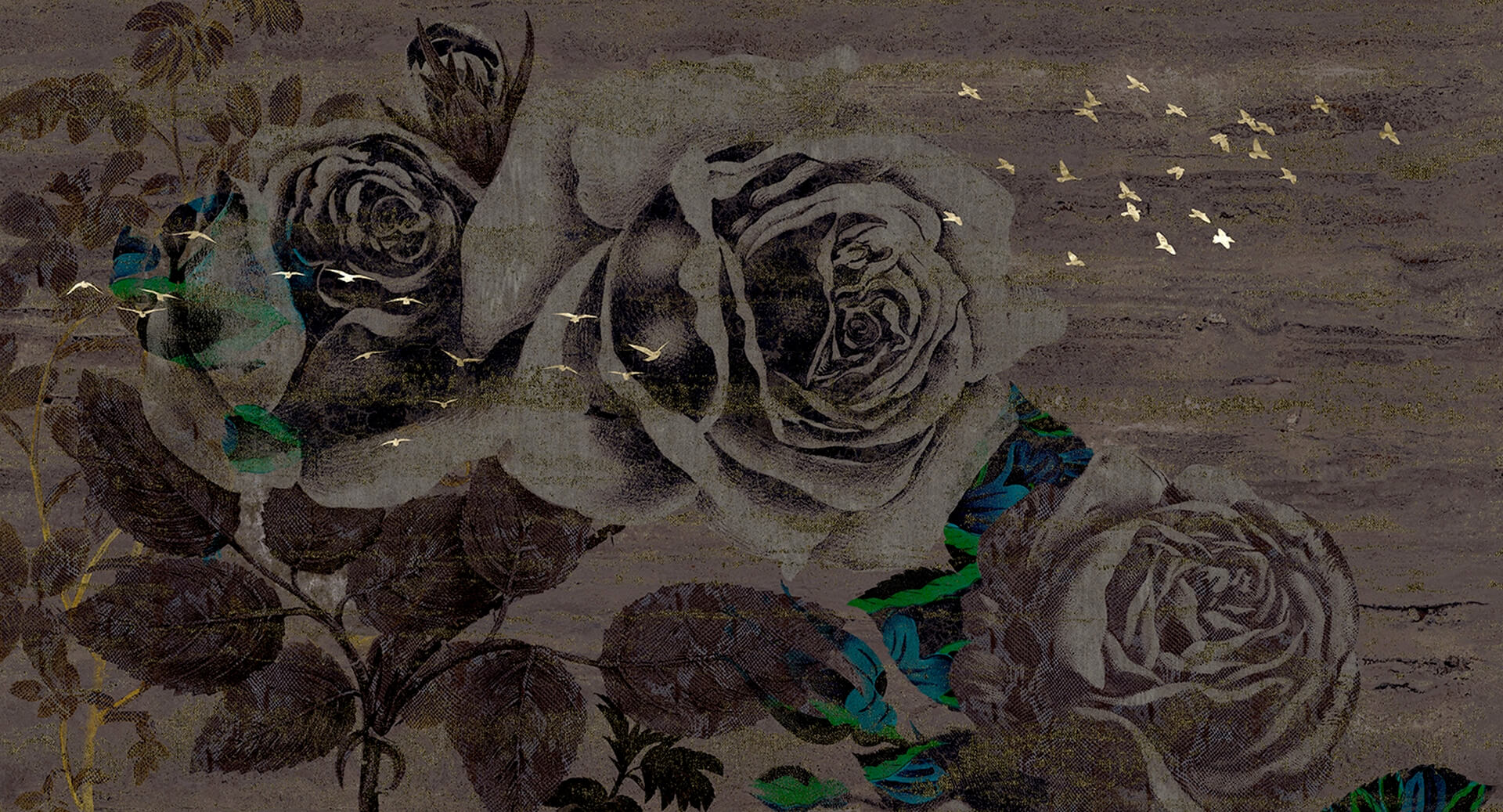 Fototapeta róże Muance MU15031 Enchanted Lush