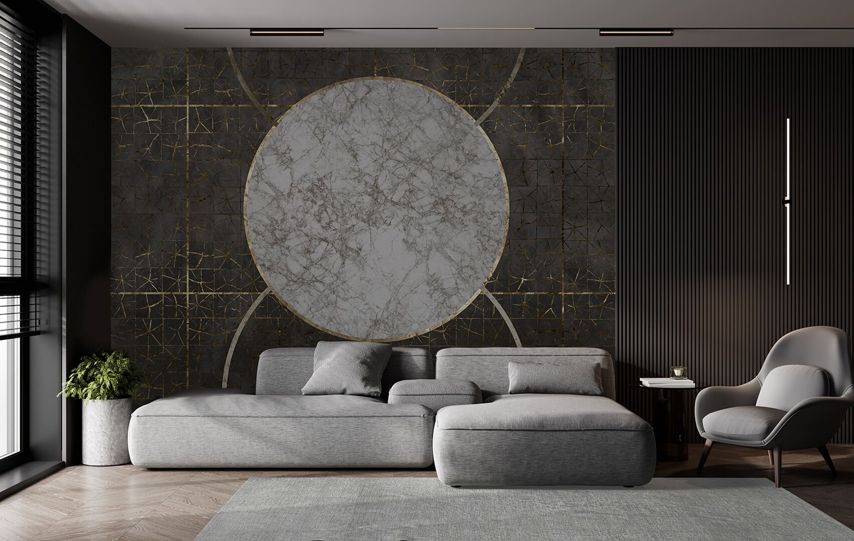 Fototapeta nowoczesna Muance MU15065 Celestial Lush