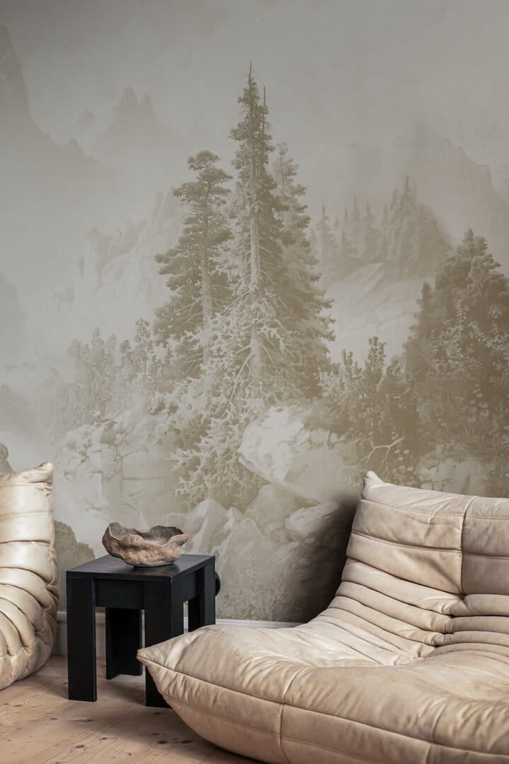 Fototapeta krajobraz Gór Skalistych Rebel Walls R18815 Mountain Horizon Beige Scenic Landscapes