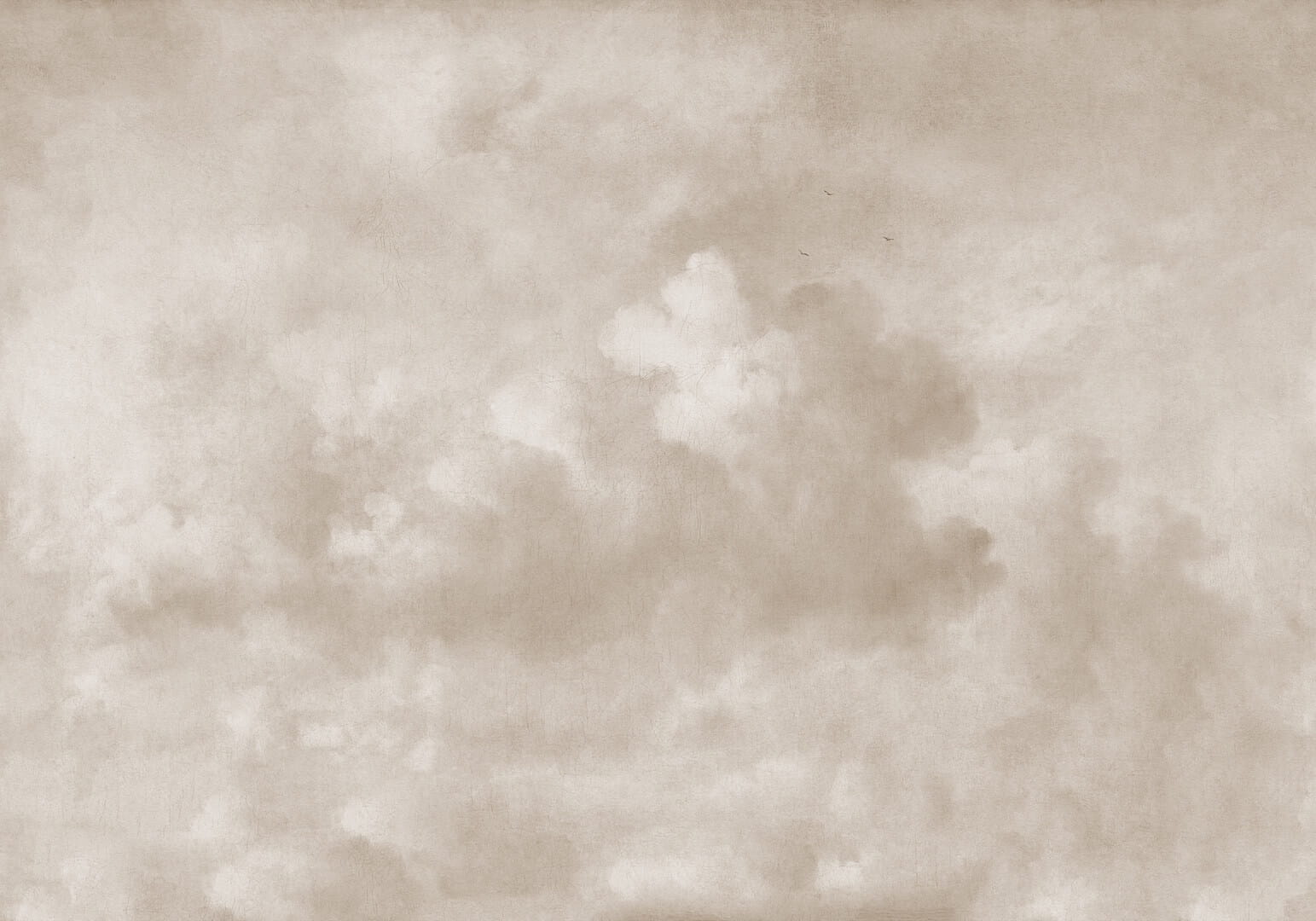 Fototapeta chmury Rebel Walls R18818 Vintage Clouds Beige Scenic Landscapes