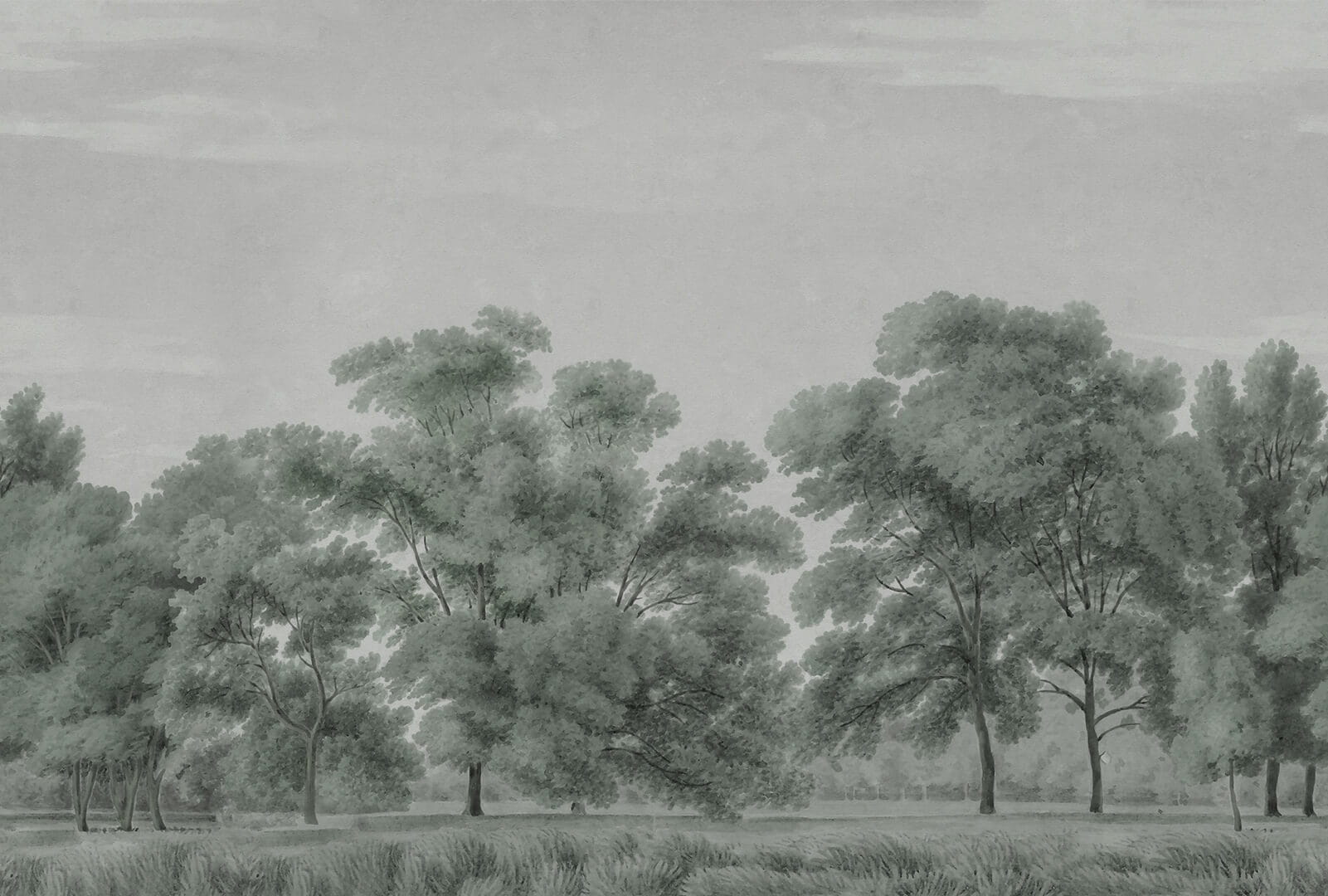 Fototapeta krajobraz skandynawskiego lasu Rebel Walls R18828 Whispering Forest Blue Scenic Landscapes