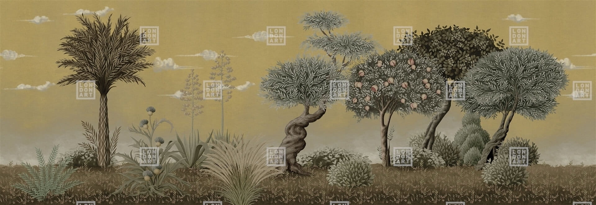 Fototapeta drzewa London Art MUN07 A Forêt Tale Books: Les Mille et une Nuits