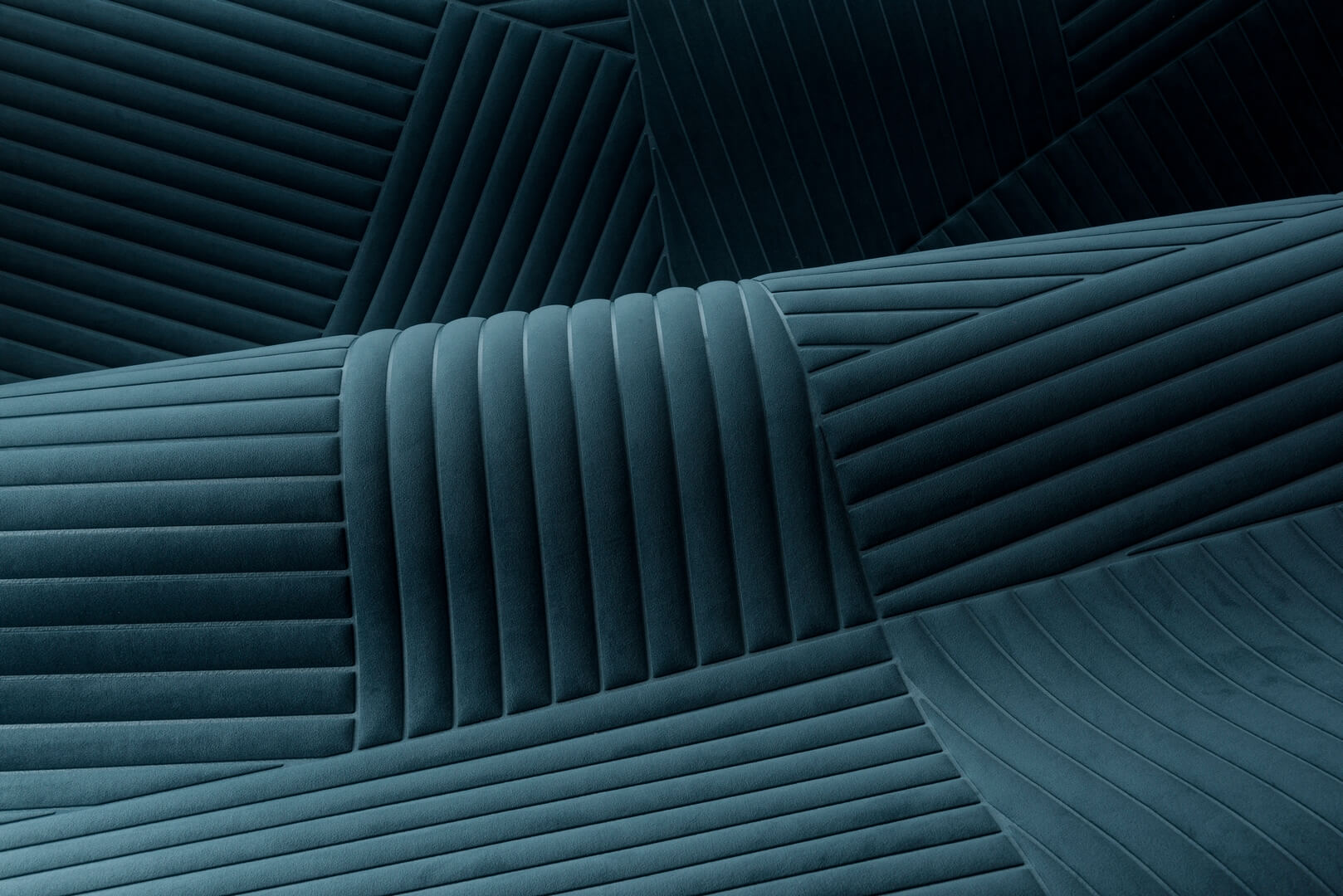 Tapeta tekstylna 3D geometryczna linie Arte Shibumi 72530 Kanso