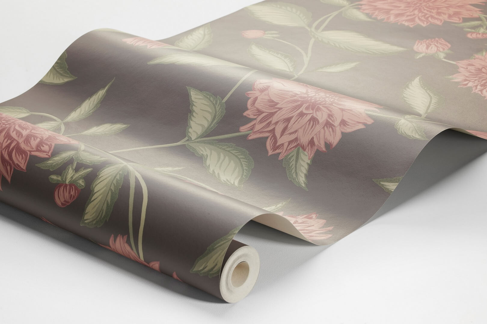 Tapeta kwiaty dalii Boras Tapeter 5719 Dahliadrom Orangeri