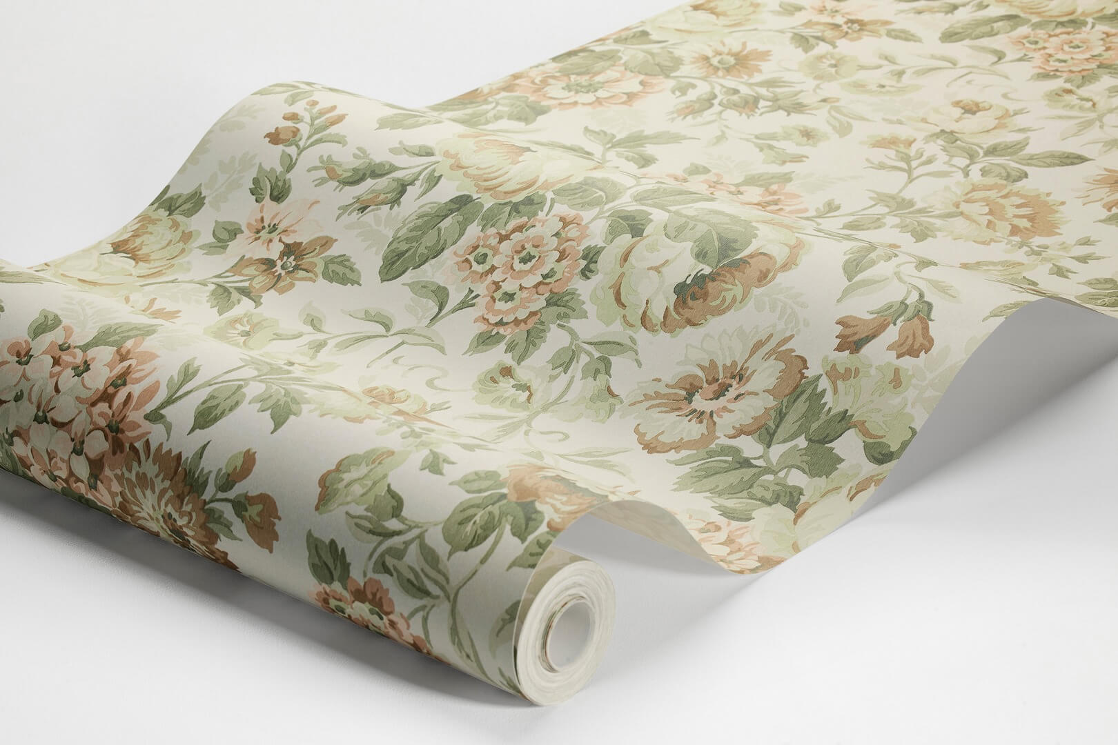 Tapeta kwiaty vintage Boras Tapeter 5727 Hortensia Orangeri