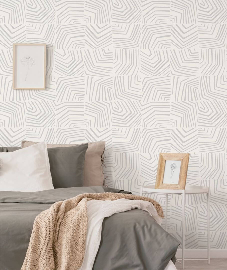 Tapeta geometryczna Seabrook SL80208 The Simple Life