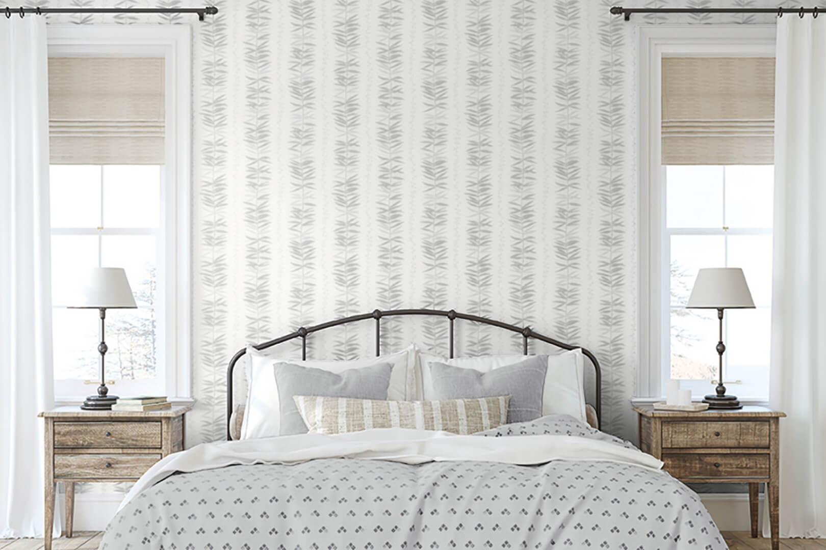 Tapeta liście Seabrook SL80508 The Simple Life