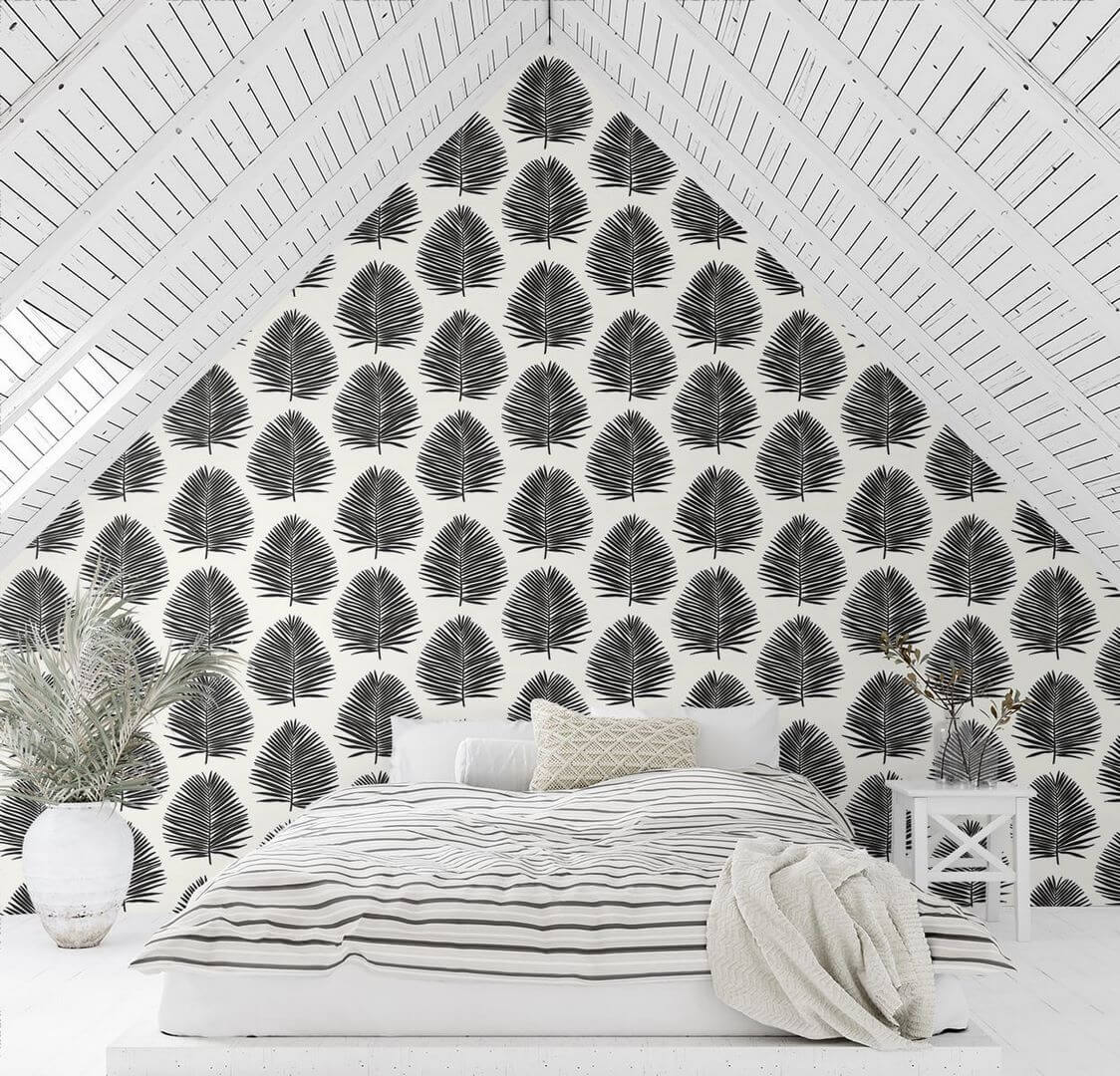 Tapeta liście palmy Seabrook SL80720 The Simple Life