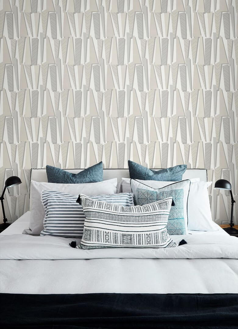 Tapeta geometryczna Seabrook SL80800 The Simple Life