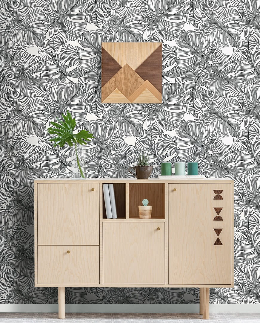 Tapeta liście monstery Seabrook SC20200 Summer House