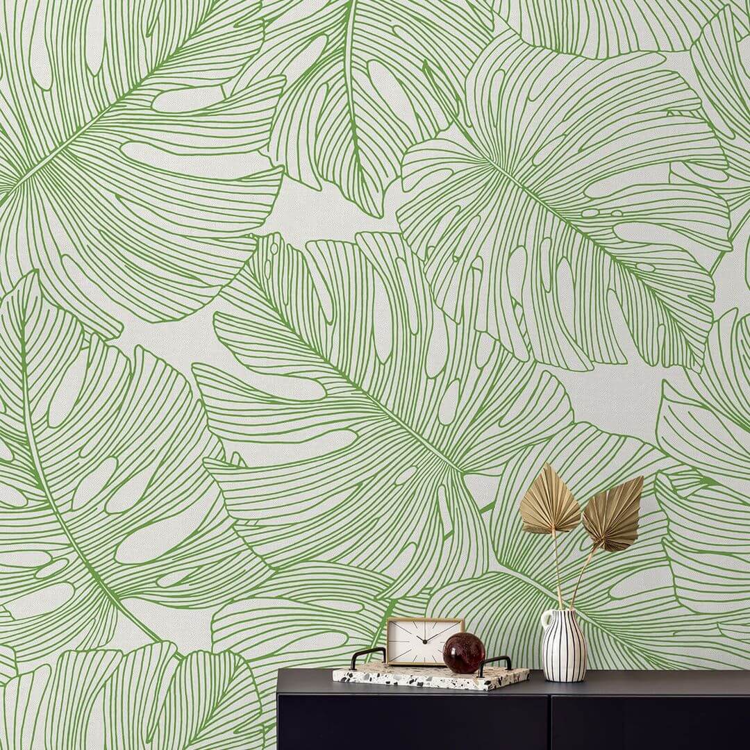 Tapeta liście monstery Seabrook SC20204 Summer House