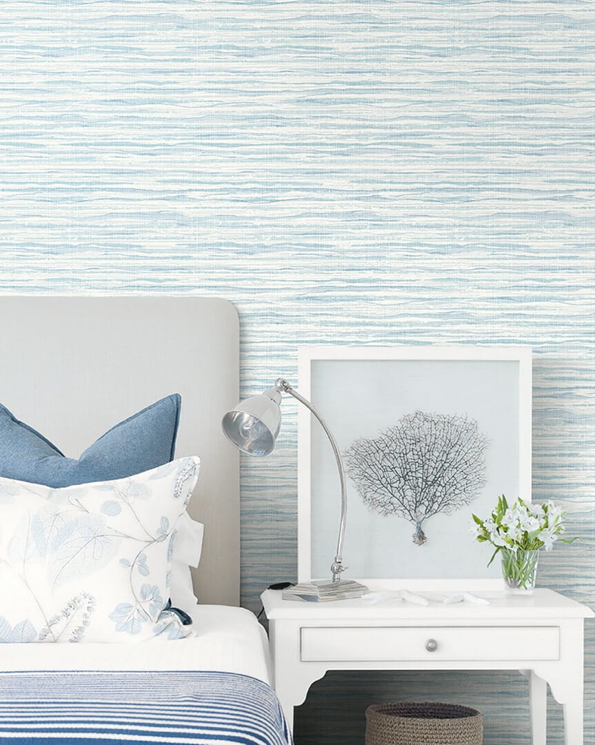 Tapeta tekstylna fale Seabrook SC21112 Summer House