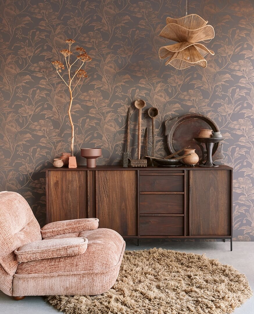 Tapeta kwiaty Eijffinger 340135 Gilded