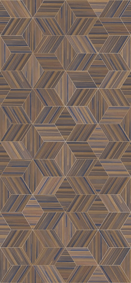 Mural geometryczny z efektem 3D Eijffinger 340180 Gilded