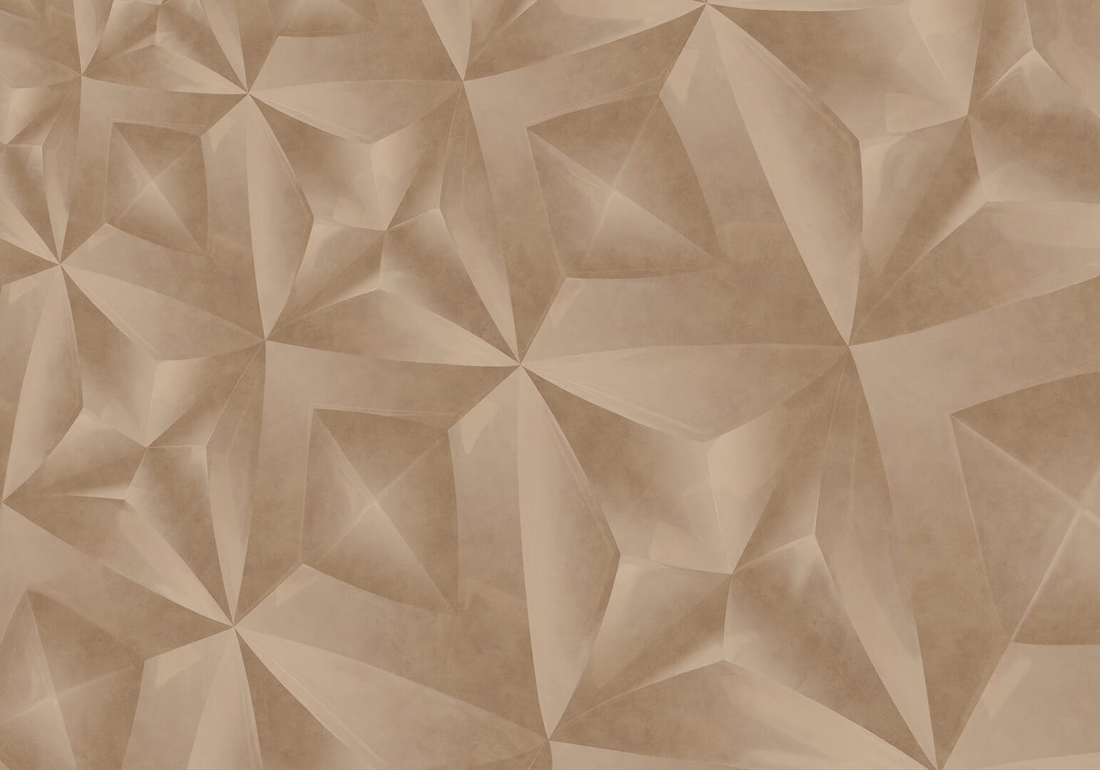 Mural geometryczny z efektem 3D Eijffinger 340186 Gilded