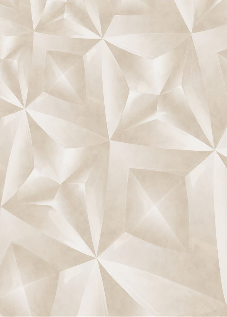Mural geometryczny z efektem 3D Eijffinger 340187 Gilded