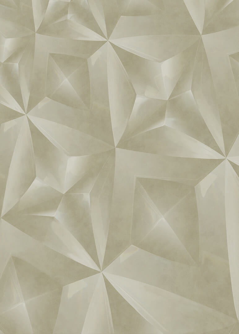 Mural geometryczny z efektem 3D Eijffinger 340188 Gilded