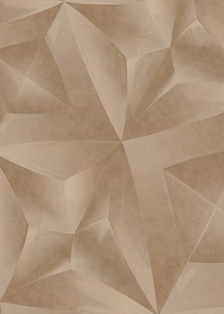 Mural geometryczny z efektem 3D Eijffinger 340192 Gilded