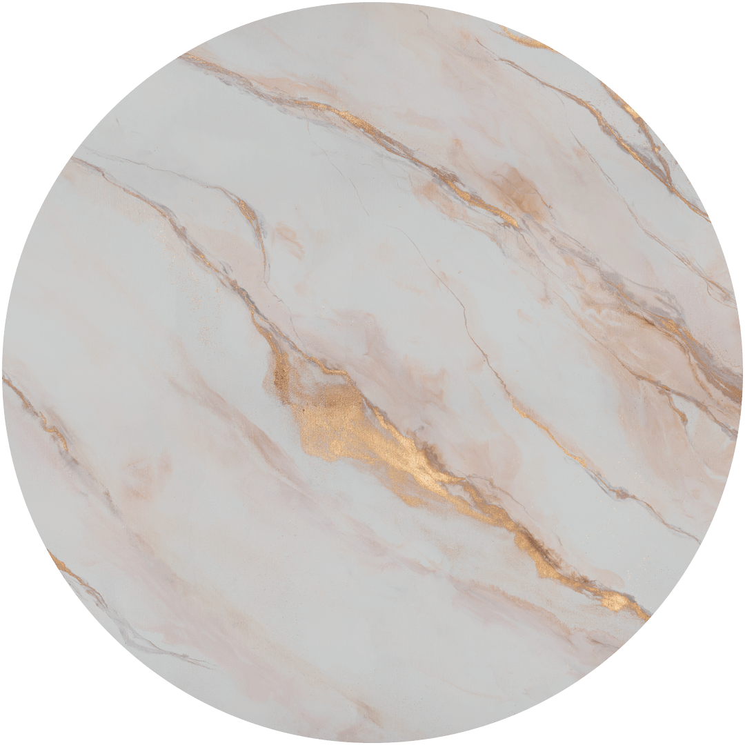 Mural okrągły marmur Wall Art Clarity Koło