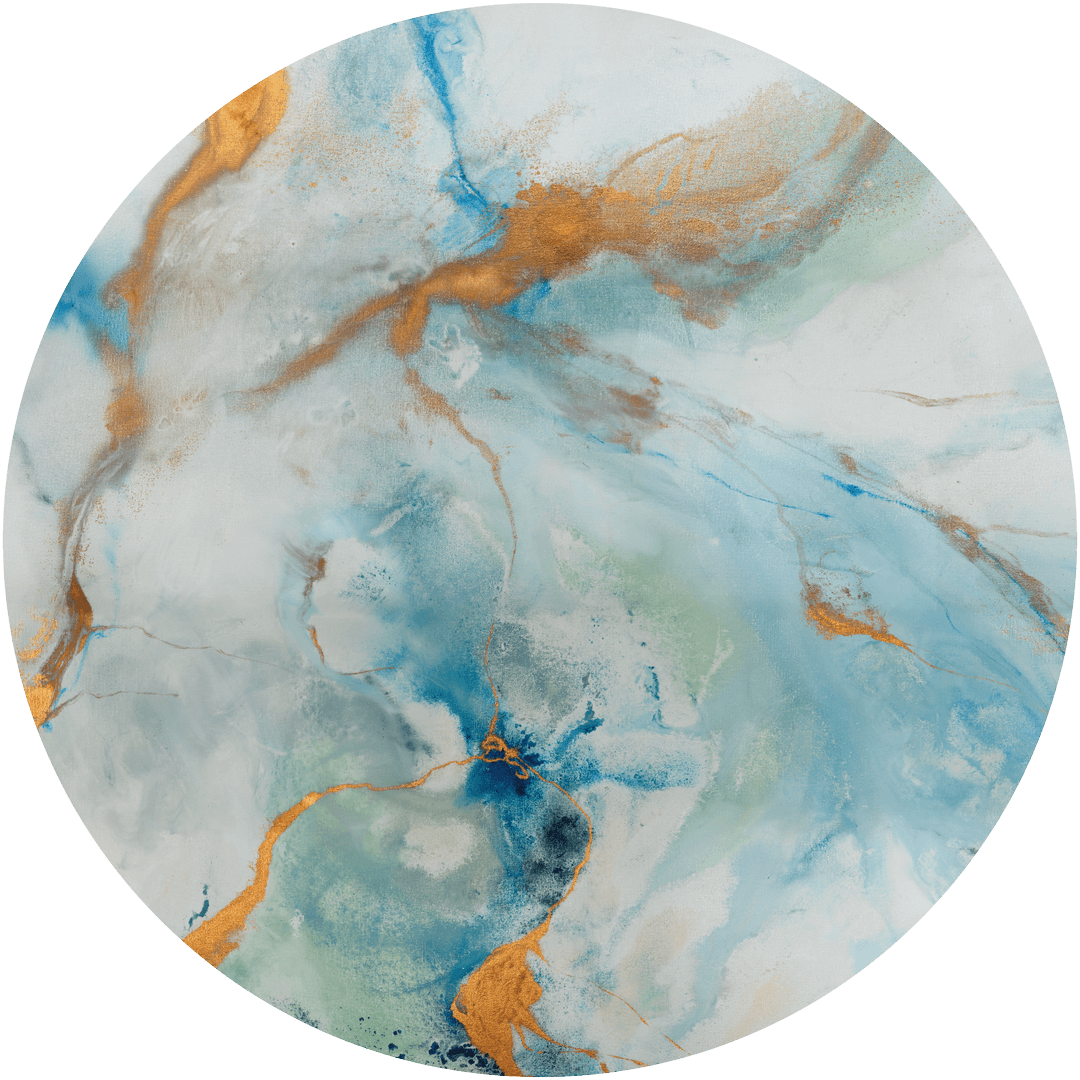 Mural okrągły marmur Wall Art Dreamstone Koło