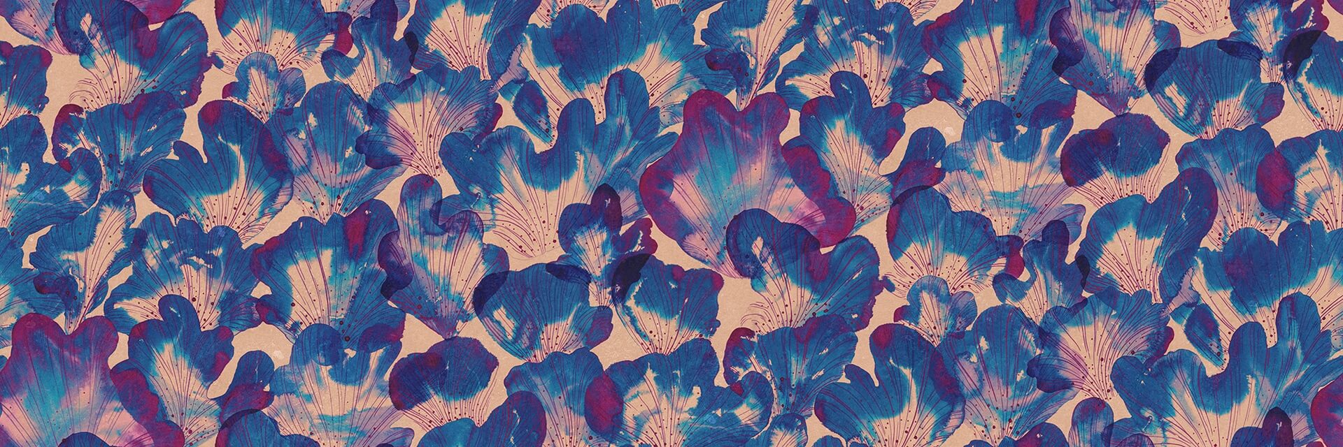 Fototapeta koralowce Rebel Walls R19824 Corals Blue Anna Norrman
