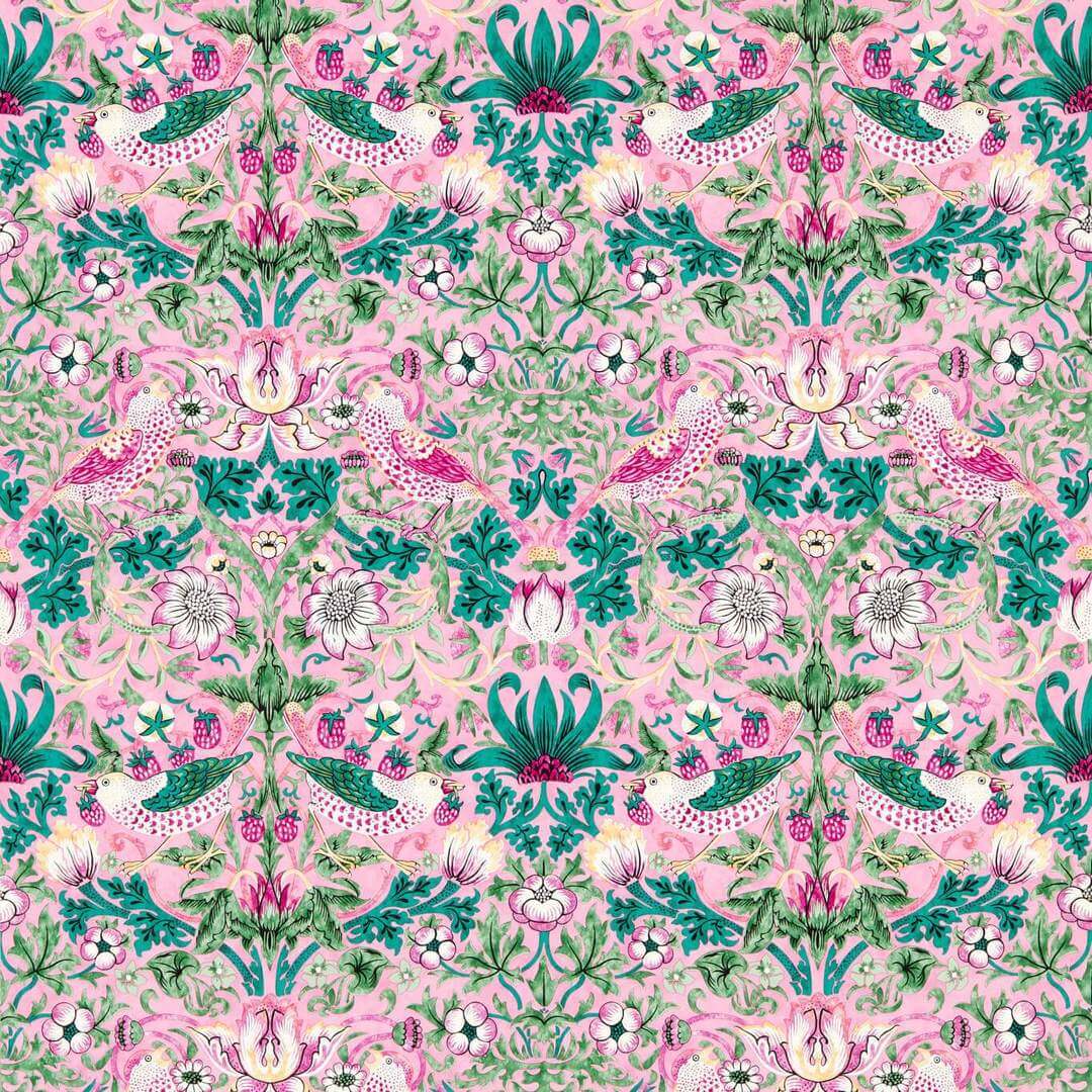 Tapeta botaniczna Złodziej Truskawek Morris & Co. 510021 Strawberry Thief Bedford Park