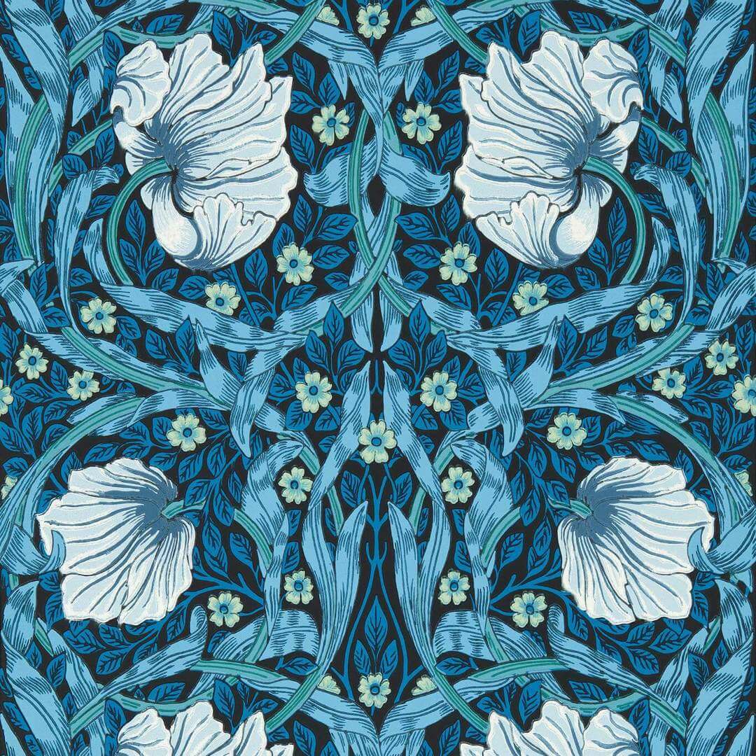 Tapeta botaniczna Morris & Co. 217331 Pimpernel Bedford Park